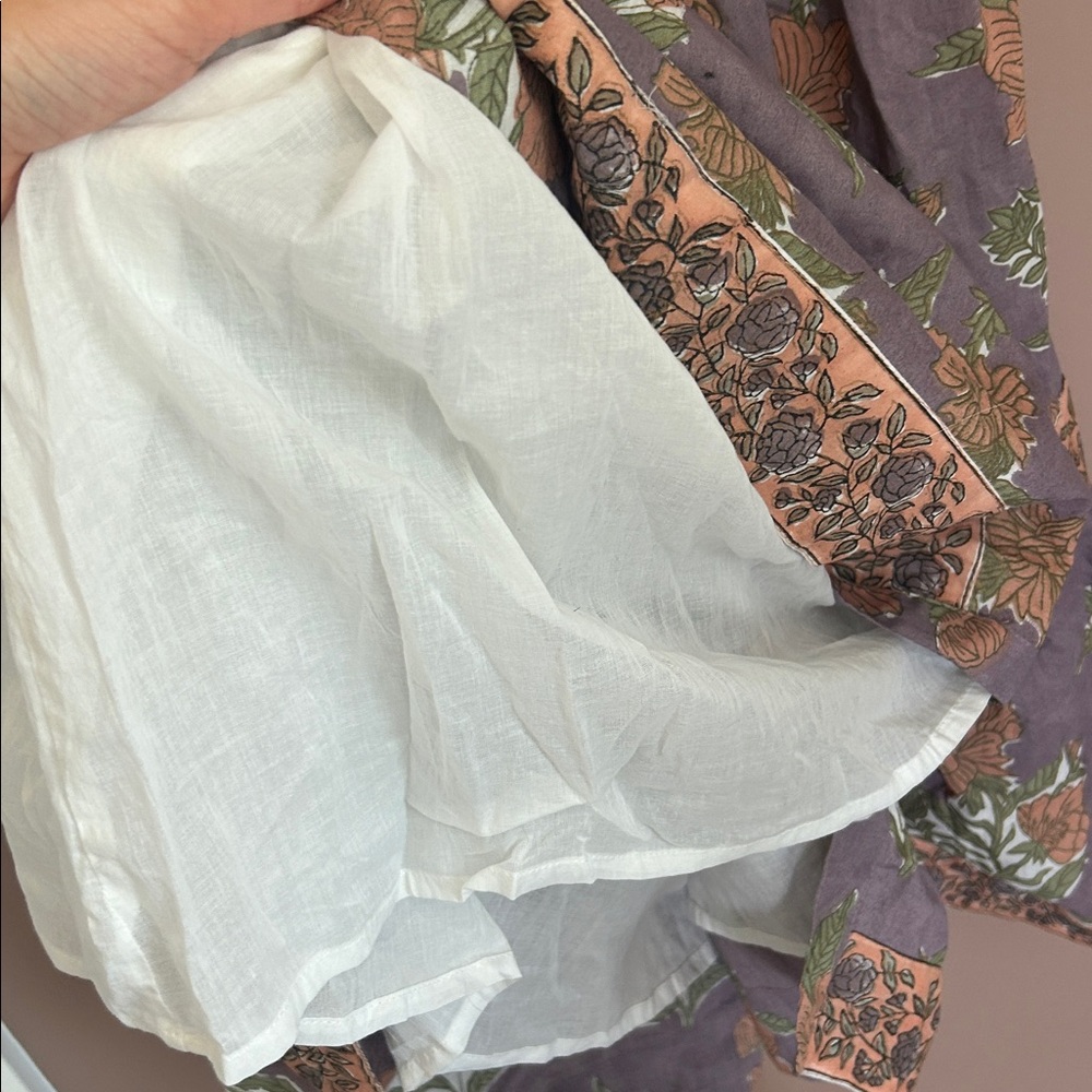 NWT Victoria Dunn Floral Boho Cottagecore Midi Dress Size XS - Picture 8 of 14